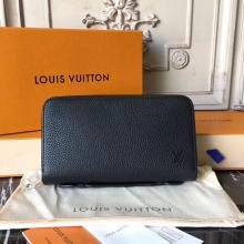 Louis Vuitton M61698 Zippy XL Wallet Black Full Grain Taurillon Replica