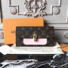 Louis Vuitton M62566 Flower Wallet Monogram Canvas Rose Ballerine