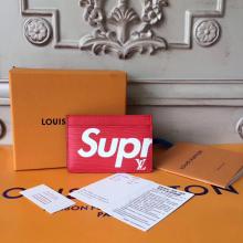 AAA Louis Vuitton X Supreme Porte Carte Simple Epi Cherry M60703