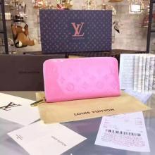 Louis Vuitton M93522 Zippy Wallet Monogram Vernis Leather Rose Poudre