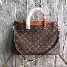 Replica Louis Vuitton M40906 Vieux Rose Pallas Monogram Canvas And Leather Handbag