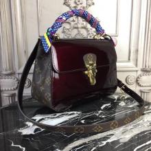 Replica Louis Vuitton M53352 Cherrywood Patent Leather Amarante