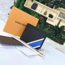 Louis Vuitton M64014 Multiple Wallet Taiga Leather Stripe Replica