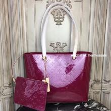 Louis Vuitton M90475 Long Beach MM Monogram Vernis Leather