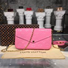 Louis Vuitton M53140 Hina MM Mahina Leather Galet