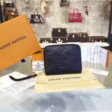 Louis Vuitton M60574 Zippy Coin Purse Monogram Empreinte Leather Noir Replica