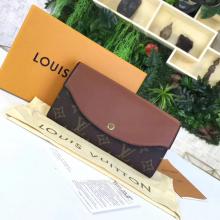 Replica Louis Vuitton M64098 Sarah Wallet Monogram Canvas Marron