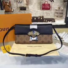 Louis Vuitton M44101 Column Clutch Monogram Reverse Canvas LV0391