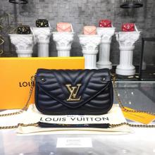 AAA Louis Vuitton M63929 Louis Vuitton New Wave Chain Pochette Black