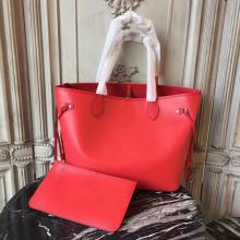 Replica Louis Vuitton M41159 Neverfull MM Epi Leather Coquelicot