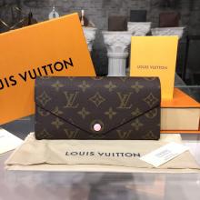 Louis Vuitton M41739 Josephine Wallet Monogram Canvas Rose Ballerine LV0797