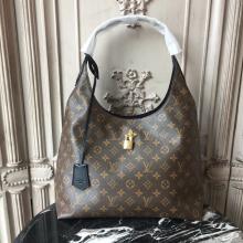 AAA Louis Vuitton M43545 Flower Hobo Monogram Canvas Noir