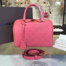 Louis Vuitton M43736 Speedy Bandouliere 25 Monogram Empreinte Leather Rose Bruyere