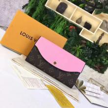 Louis Vuitton M64098 Sarah Wallet Monogram Canvas Rose Poudre