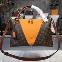 Louis Vuitton M43951 V Tote MM Monogram Canvas -Safran