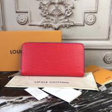 Louis Vuitton M62304 Zippy Wallet Epi Leather Coquelicot