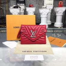 Replica Louis Vuitton M63428 New Wave Compact Wallet LV New Wave Leather