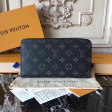 Replica Louis Vuitton M60002 Zippy Organizer Monogram Eclipse Canvas