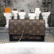 Louis Vuitton M67405-2 FLORE CHAIN WALLET Monogram Canvas