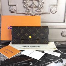 AAA Louis Vuitton M64301 Emilie Wallet Monogram Safran