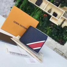 Louis Vuitton M64015 Multiple Wallet Taiga Leather Stripe Replica