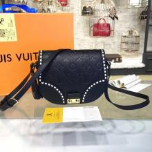 Replica Louis Vuitton M43143 Junot Monogram Empreinte Leather Noir