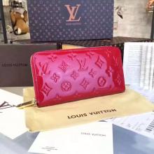 Louis Vuitton M90200 Zippy Wallet Monogram Vernis Leather Cherry Replica