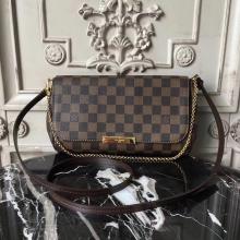 Replica Louis Vuitton N41129 Favorite MM Damier Ebene