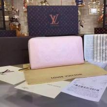 Replica Louis Vuitton M61226 Zippy Wallet Monogram Vernis Leather Rose Ballerine