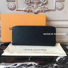 AAA Louis Vuitton M60915 Clemence Wallet Epi Leather Noir LV1233