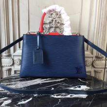 Louis Vuitton M53512 Kleber PM Epi Leather Indigo Coquelicot