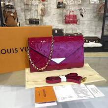 Louis Vuitton M90990 Mira Monogram Vernis Leather Magenta Replica LV1273