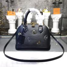 Replica Louis Vuitton M52884 Alma BB Epi Leather Noir