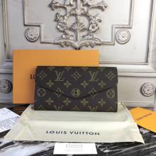 Louis Vuitton M62236 Sarah Wallet Monogram Canvas Coquelicot Replica