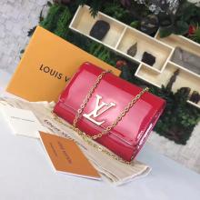 AAA Louis Vuitton M51602 Clutch Louise PM Leather Evening Bag Red