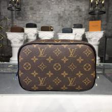 Louis Vuitton M47507 Toilet Pouch PM Monogram Macassar Canvas Replica