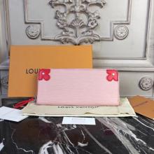 Louis Vuitton M62967 Clemence Wallet Epi Leather Rose Ballerine Coquelicot Replica