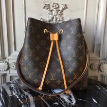 Replica Louis Vuitton M43430 Neonoe Monogram Canvas And Leather Handbag