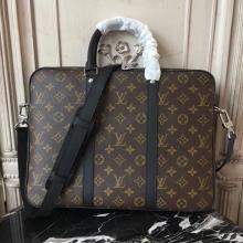 Louis Vuitton M52005 Porte-Documents Voyage PM Monogram Macassar Canvas LV1503