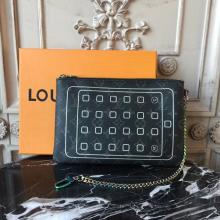 Replica Louis Vuitton M64449 IPAD POUCH Monogram Eclipse Flash