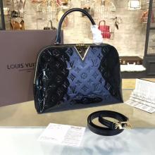 Louis Vuitton M42694 Melrose Monogram Vernis Black Replica