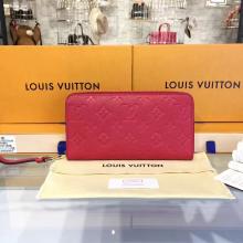 Louis Vuitton M60737 Zippy Wallet Monogram Empreinte Leather Cherry