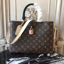 AAA Louis Vuitton M44255 Millefeuille Monogram Canvas Sesame Peche LV1596