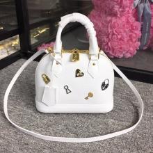 AAA Louis Vuitton M52885 Alma BB Epi Leather White