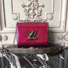 Louis Vuitton M54730 Twist PM Monogram Vernis Leather Magenta Replica LV1630