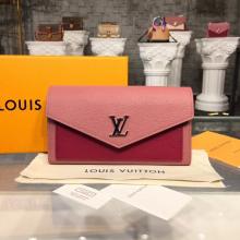 Louis Vuitton M62987 MyLockMe Wallet Lockme Rose Boudoir Lie De Vin