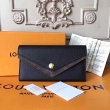 AAA Louis Vuitton M64319 Double V Wallet Monogram Taurillon Leather Noir