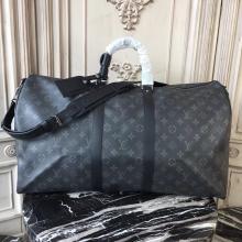 Louis Vuitton M40605 Keepall Bandouliere 55 Monogram Eclipse Canvas