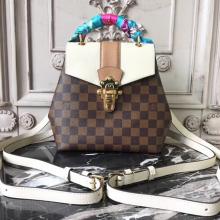 Replica Louis Vuitton N42259 Clapton Backpack Damier Ebene Canvas Creme