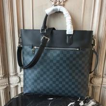 AAA Louis Vuitton N41588 Newport Tote Damier Cobalt Canvas